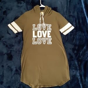 Sauci Polyester Pajamas Dress